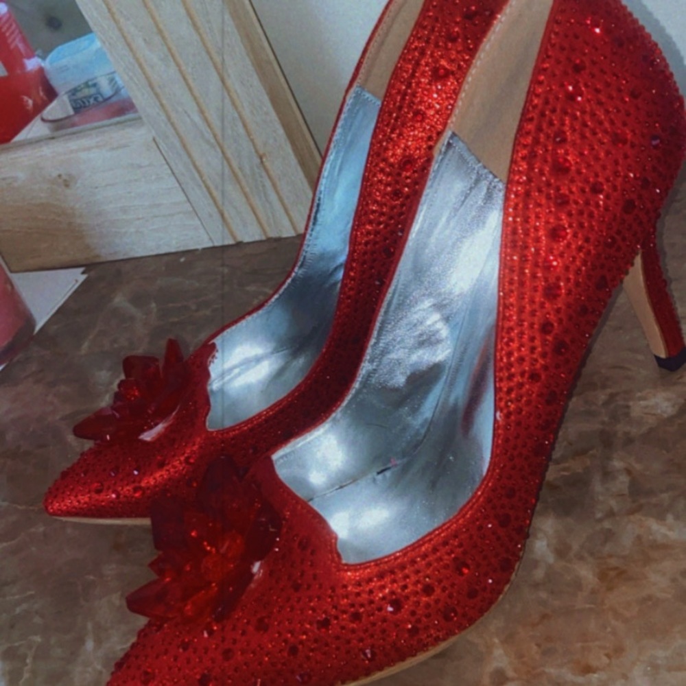 Jimmy choo red Cinderella shoes replica